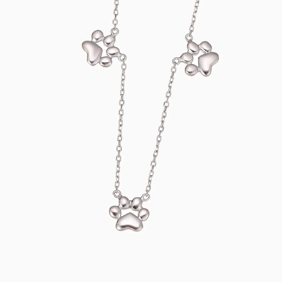Trinity Paw Necklace