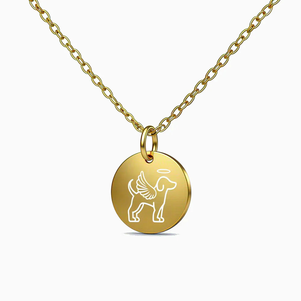 Angel Dog Necklace