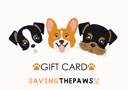 Saving The Paws Gift Card
