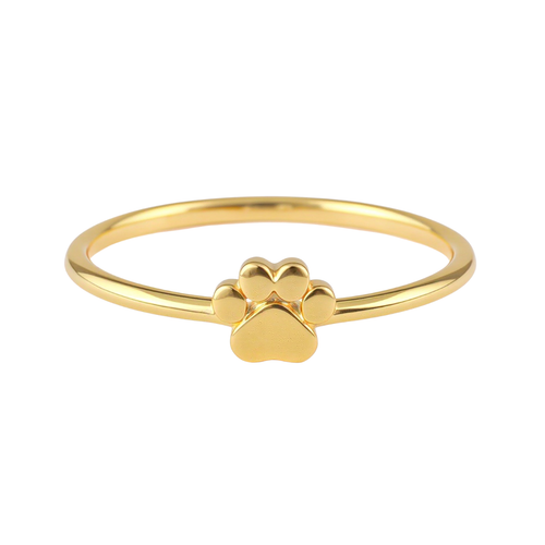 Gold Forever Paw Ring