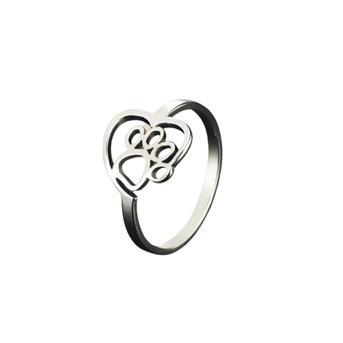 Paw & Heart Ring