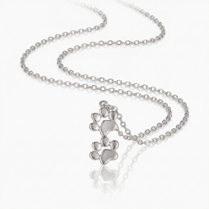 Double Stack Paw Necklace